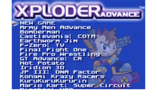 Image n° 1 - screenshots  : Xploder Advance